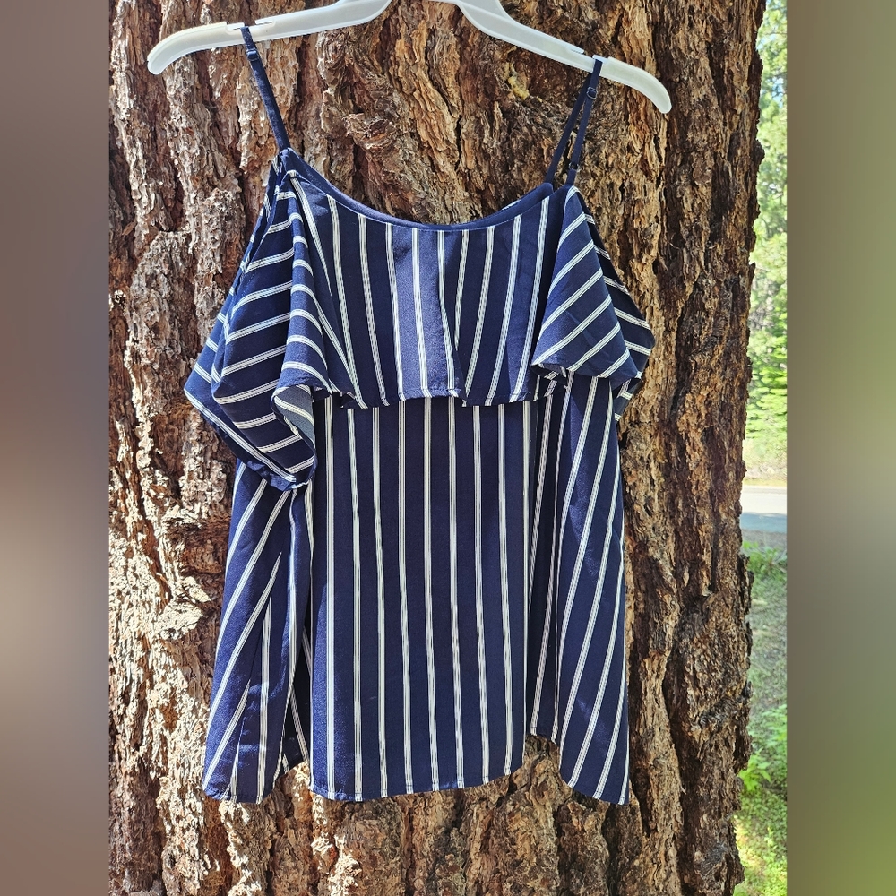 Doe&Rae Cold Shoulder Blouse